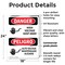 Signmission High Voltage Keep Away Bilingual Danger Sign, Plastic, 18in W x 24in L, 2PK OS-2PACK-DS-P-1824-VS-1344 - alternate 3